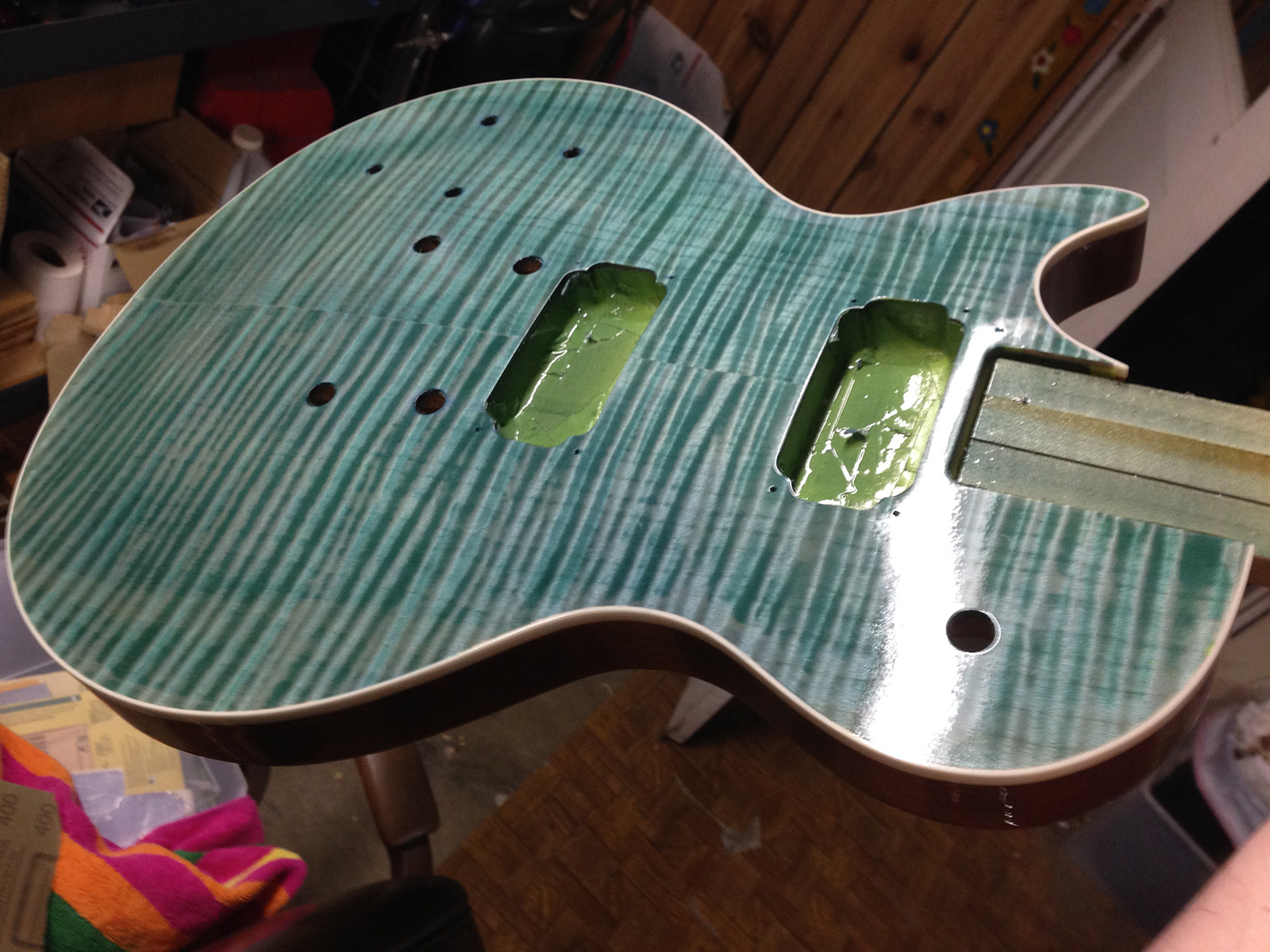 Adventures in Guitar Building Polishing