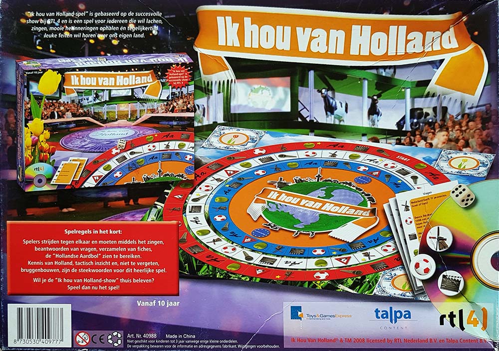 HET verzameloord IK HOU VAN HOLLAND SPEL