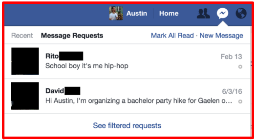 How to find hidden messages on facebook do it right 