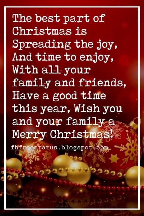 Christmas Messages For Family and Friends