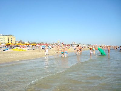 The beach at Rimini