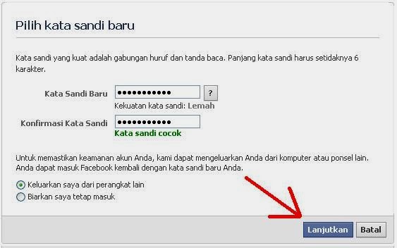 Login Facebook Tanpa password / Lupa Kata Sandi