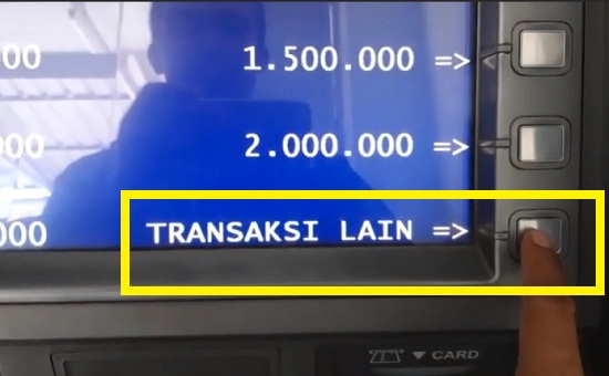 Step Kedua Tarik Uang Tunai Melalui ATM BRI 2 Step Kedua Tarik Uang Tunai Melalui ATM BRI 2
