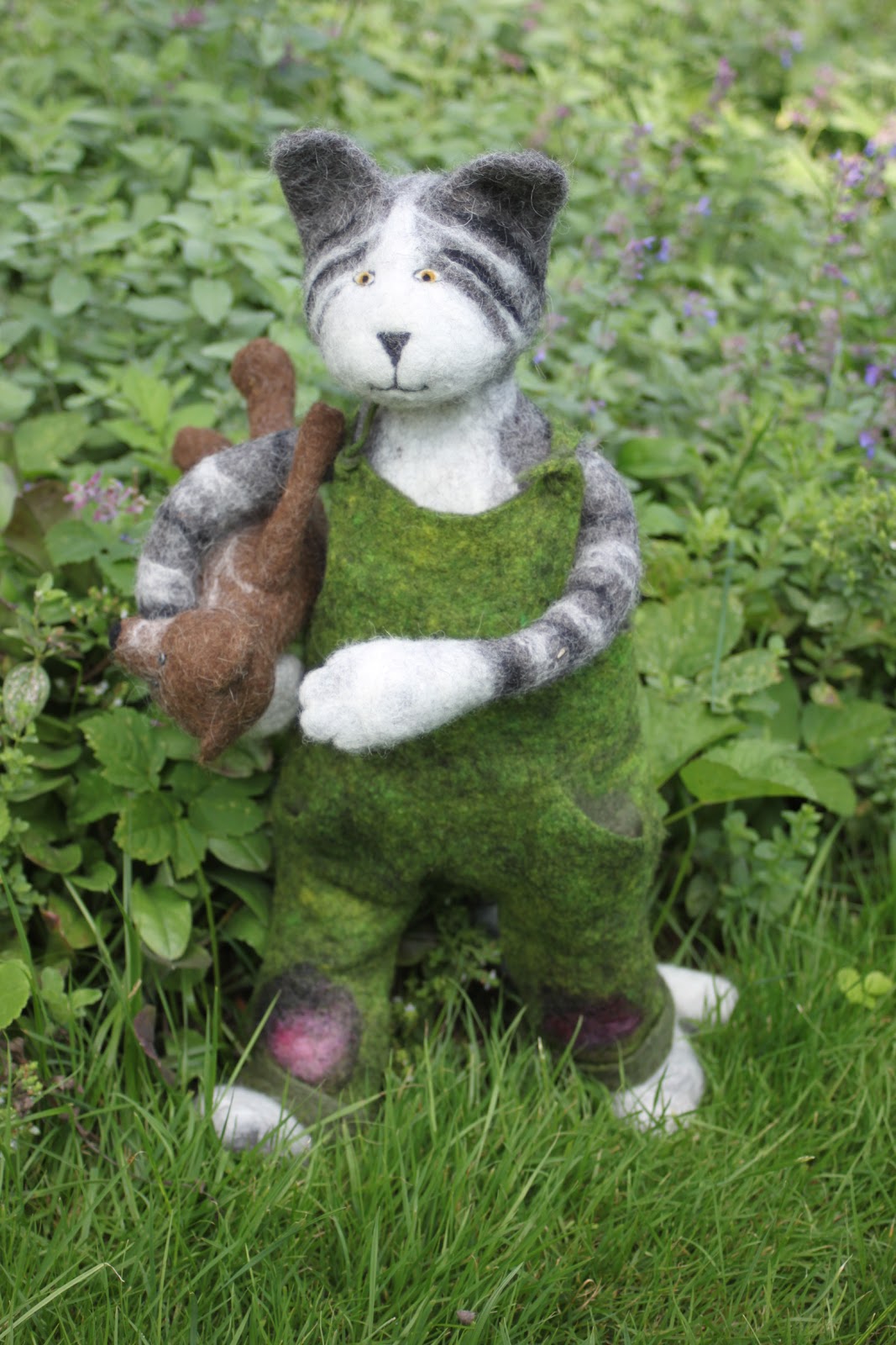 Filzkram: Filzkatze, verdrahtet