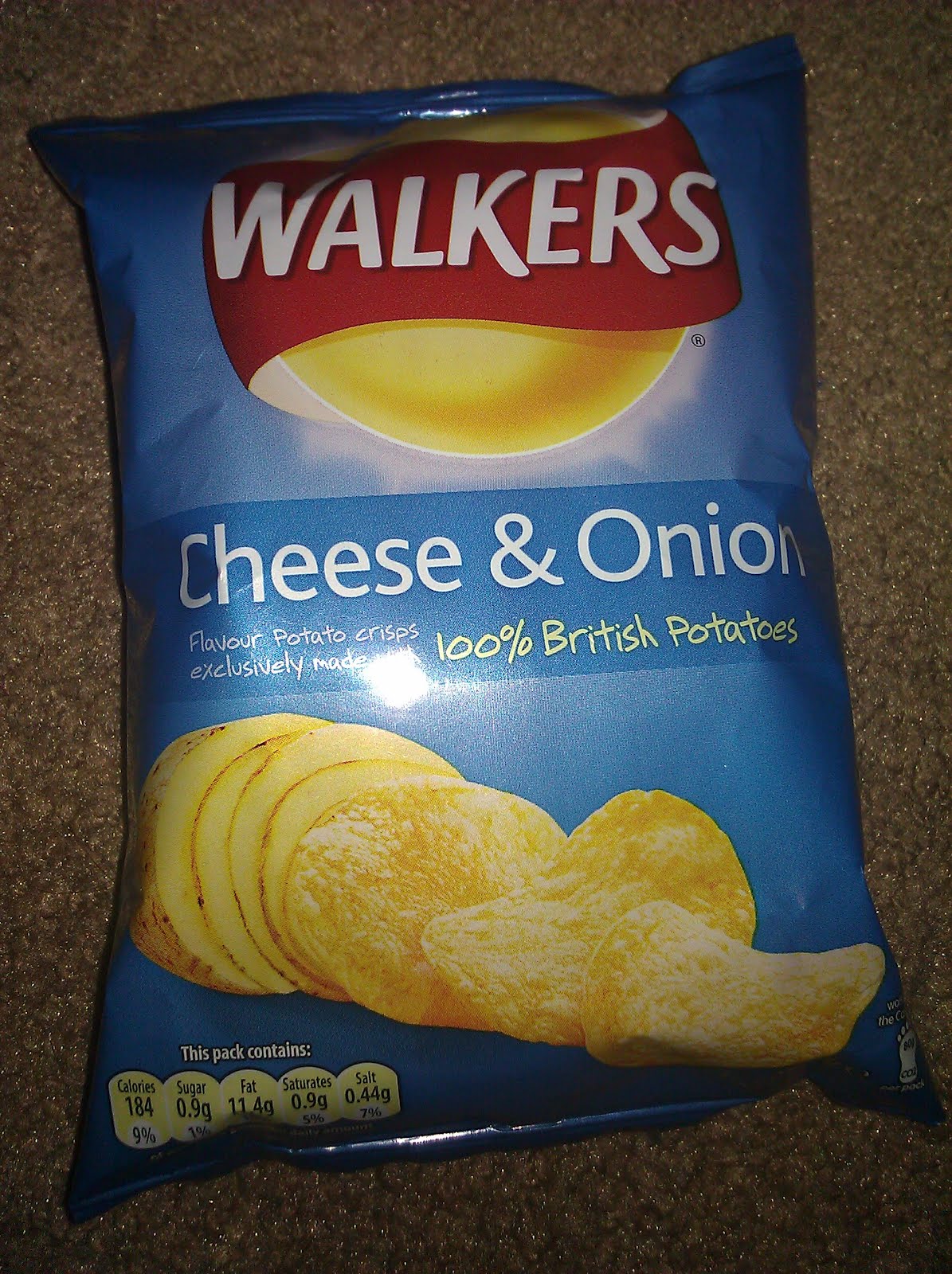 The Chip Report Walkers UK Cheese & Onion