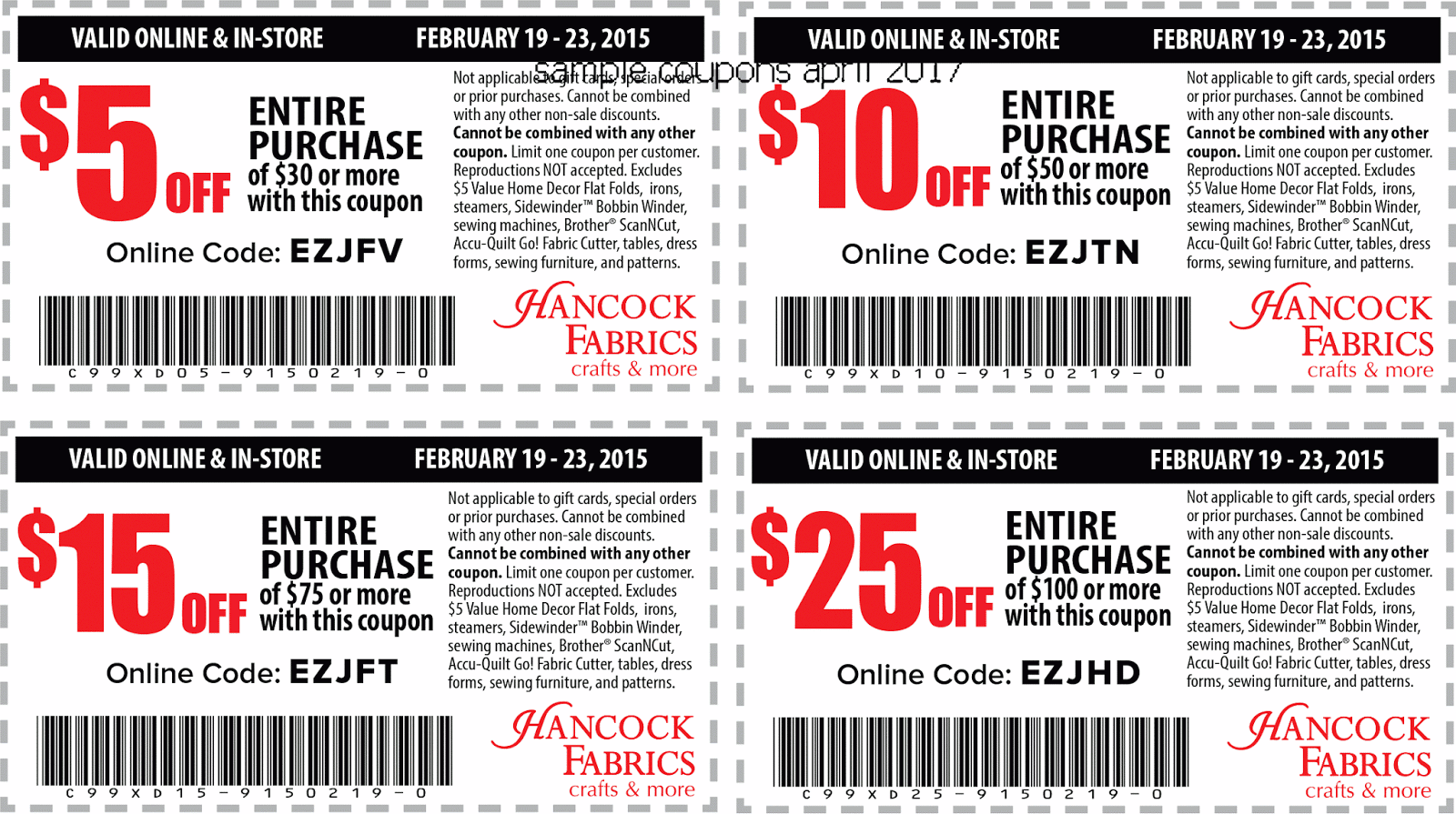 Coupons for fabric com
