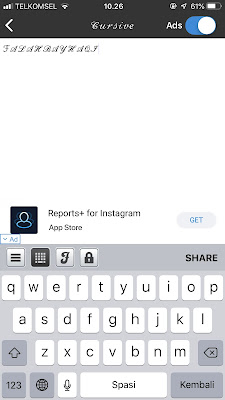 Cara Merubah Font di Bio Instagram pada iOS