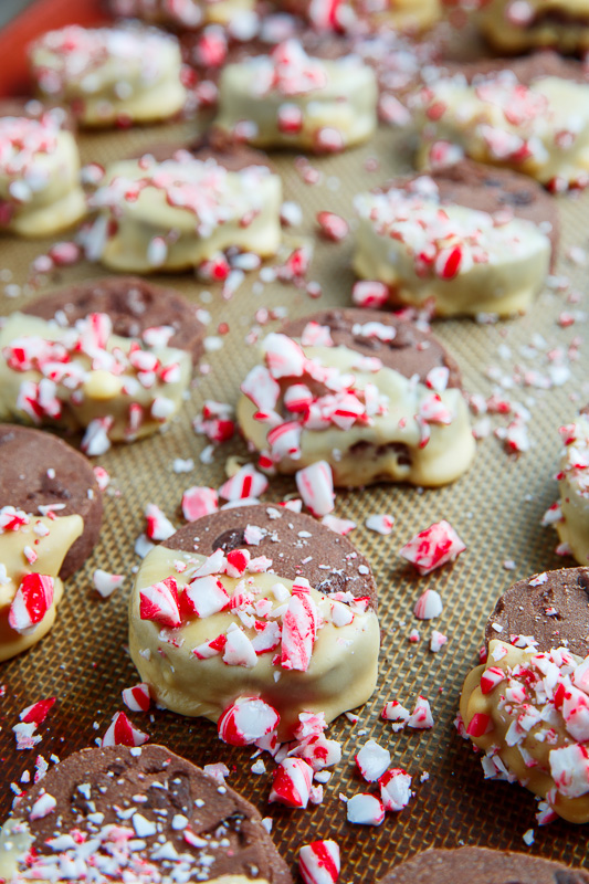 Peppermint Triple Chocolate Shortbread Peppermint Triple Chocolate Shortbread