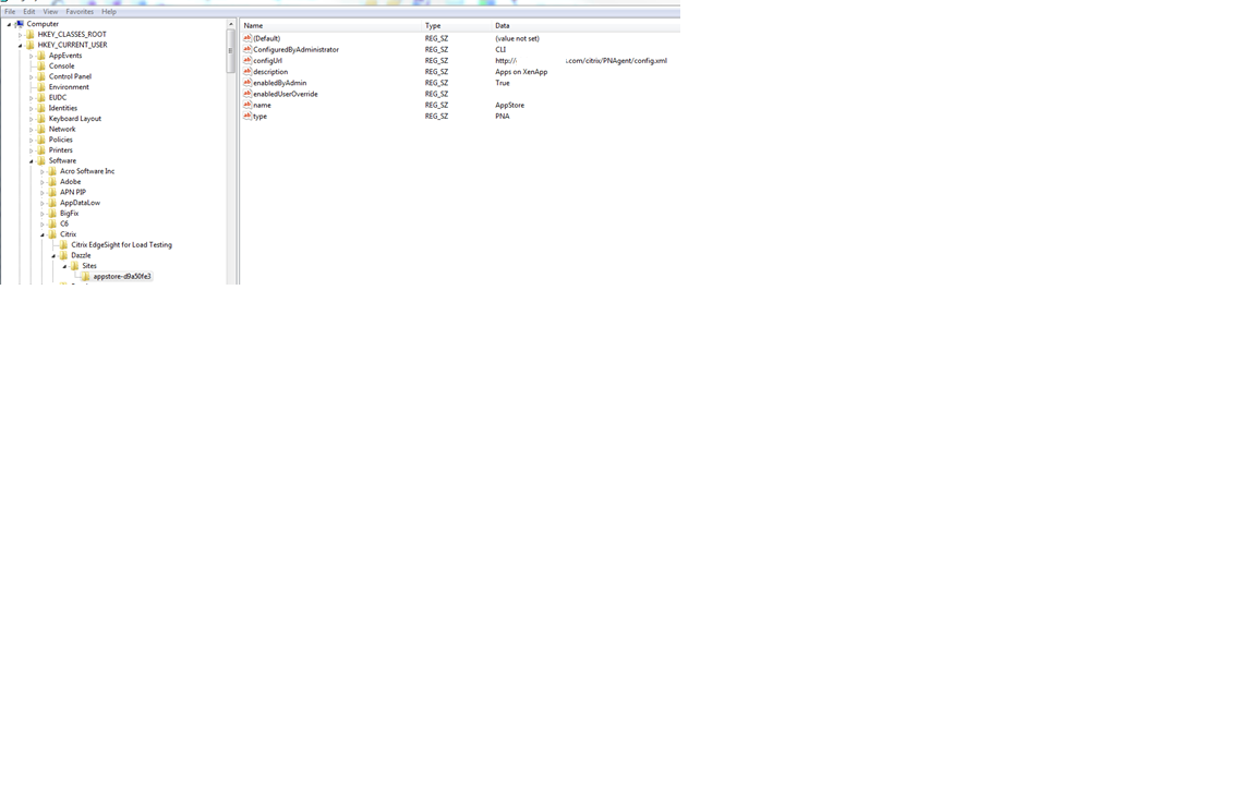 TECHIE Suppressing Server name pop ups for Receiver installs