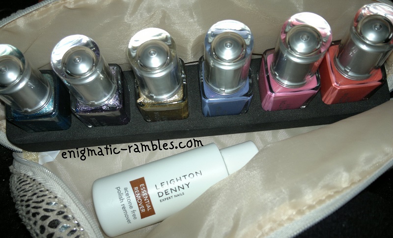 Leighton-Denny-qvc-8-Piece-Ultra-Glam-Collection-and-Bag-swatches-swatch-review