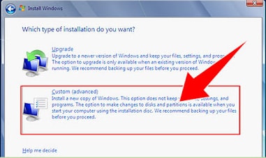 Windows 7 kaise install kare full step by step guide Custom (Advanced)