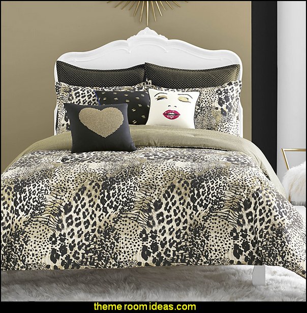 Betsey Johnson Wild Thing Comforter Set bedding - funky cool girls bedding - fashion bedding - girls bedding - teens bedding - novelty bedding - duvet covers bedding - funky cool girls bedding - fashion bedding - girls bedding - teens bedding - novelty bedding - duvet covers