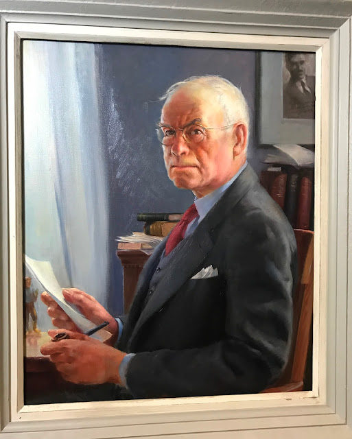 Oil Portrait of Edgar Lee Masters in the National Portrait Gallery By Francis J. Quirk Edgar Lee Masters Image