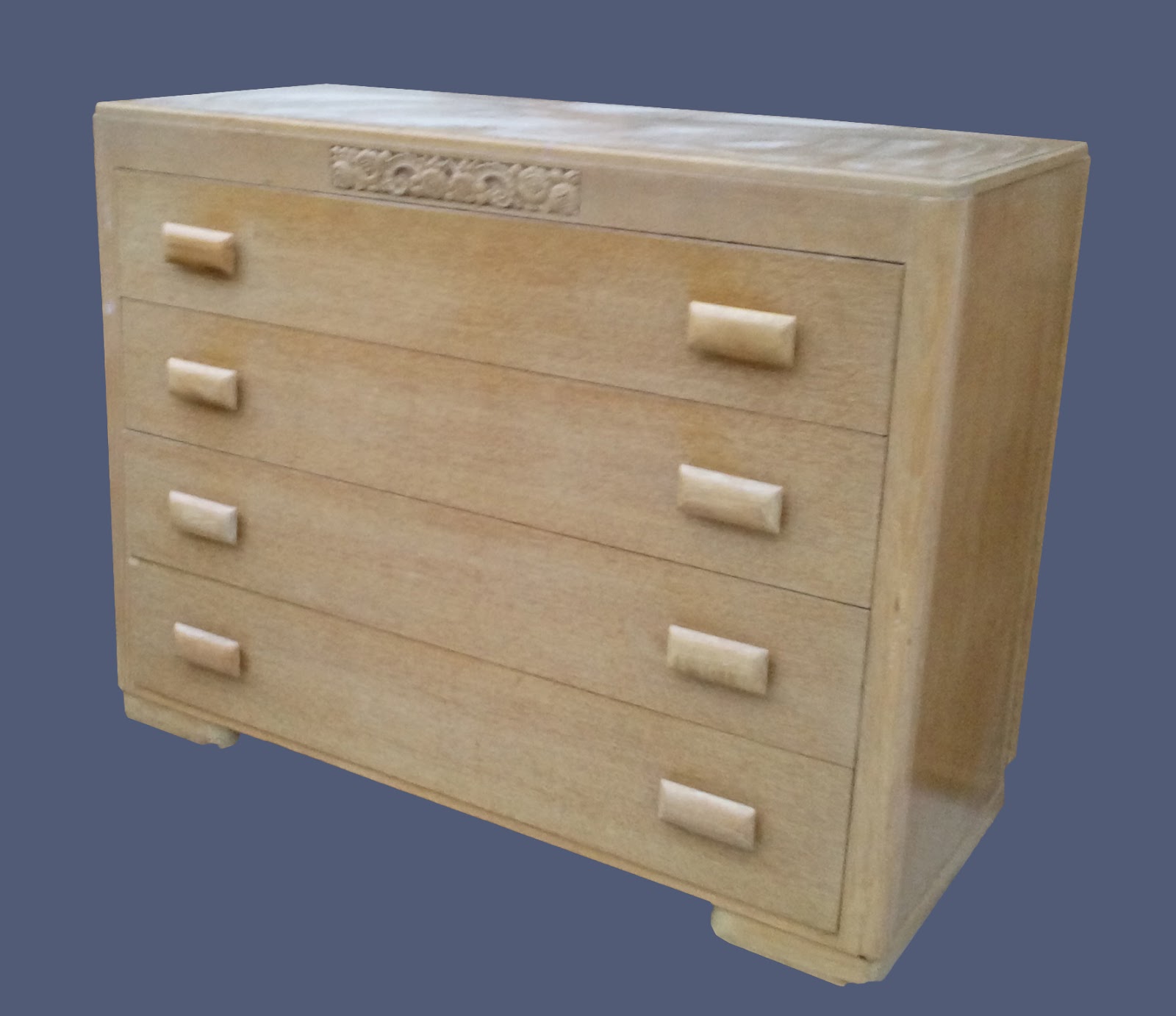 Uhuru Furniture & Collectibles MidCentury Modern Blonde 4Drawer