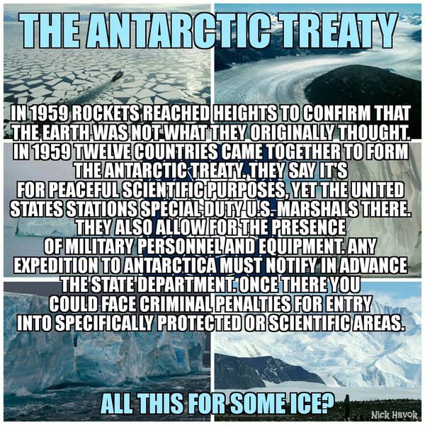 Flat Earth Insanity The Antarctic Treaty