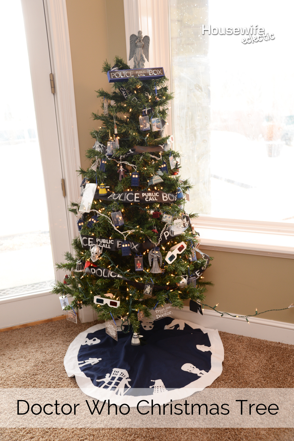 Doctor Who Christmas Tree Housewife Eclectic
