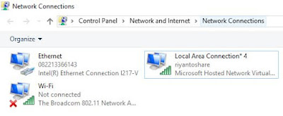 Windows network connection