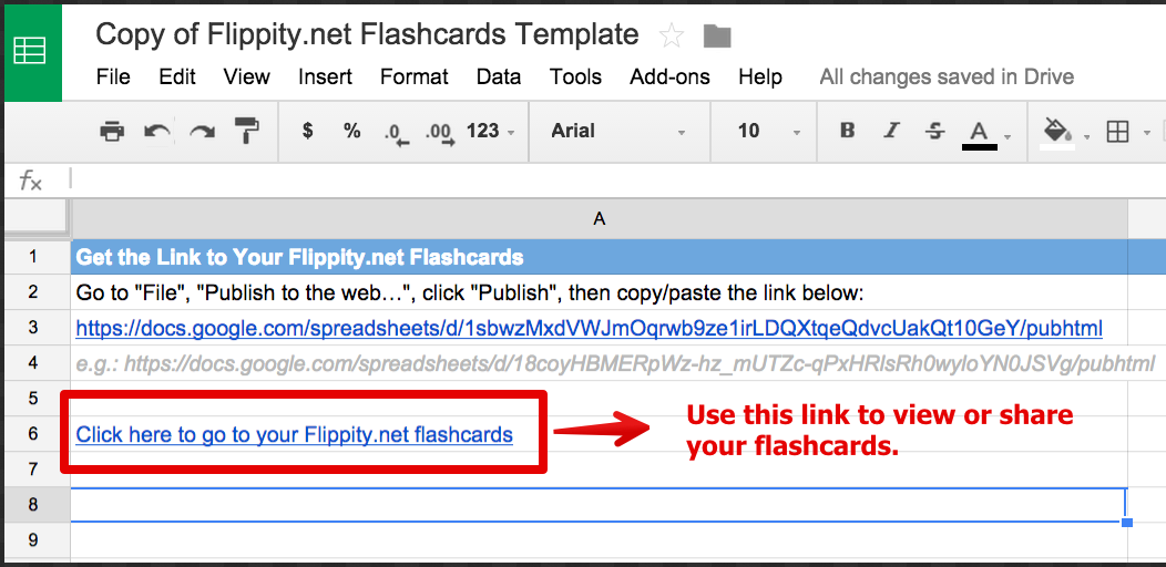 A Step By Step Guide On How to Create Flashcards Using Google Spreadsheets Education Technology