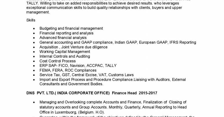 best finance director resume finance manager resume e resumes