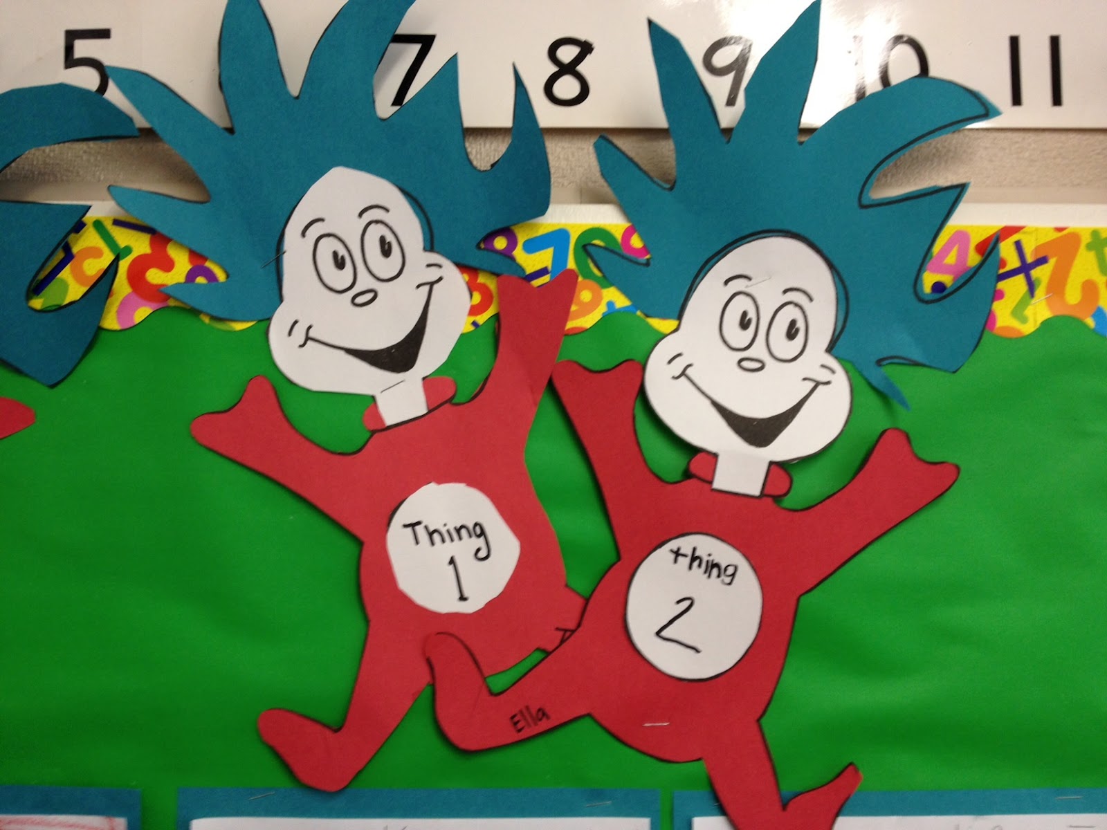 Thing 1 and Thing 2 - Apples and ABC's