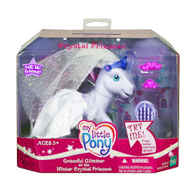 My Little Pony Graceful Glimmer Dress-Up Ponies Winter Crystal Princess G3 Pony
