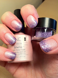 shellac nail glitter cnd designs fade nails manicure barbie polish colors brush purple pedicure spring lavender french acrylic strawberry christmas