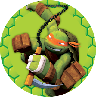 Ninja Turtles: Free Printable Party Kit. Ninja Turtles, Toppers or Free Printable Candy Bar Labels.