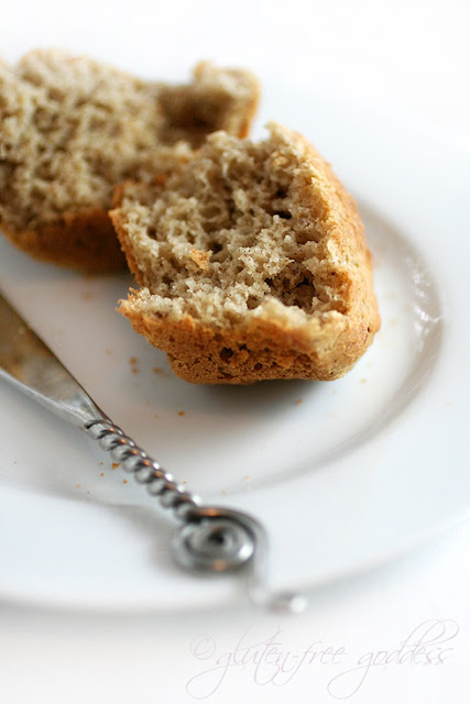Fresh and warm from the oven gluten free yeasted dinner roll