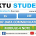 CS307 Data Communication Module-4 Note | S5 CSE