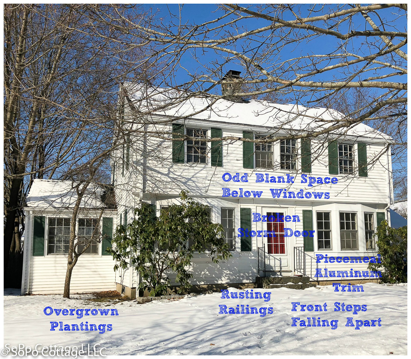 Sopo Cottage Vintage Colonial Curb Appeal