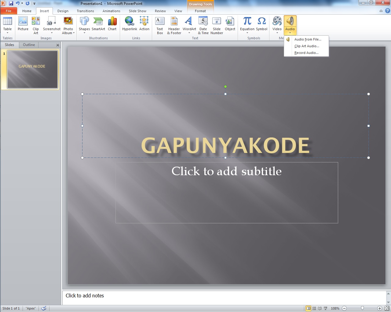Cara Menambahkan Lagu Pada Slide Powerpoint Dengan Mudah Androitechnoku