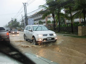 Flash flood Koh Samui April 2013
