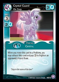My Little Pony Crystal Guard, On Duty The Crystal Games CCG Card