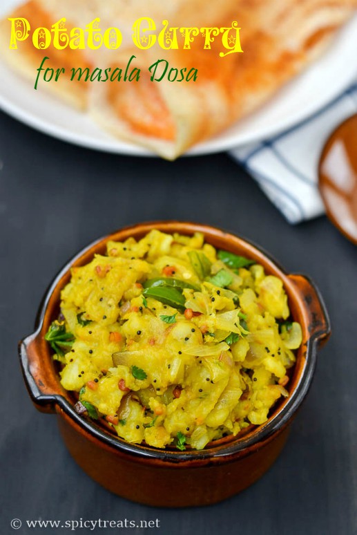 Potato Curry For Dosa