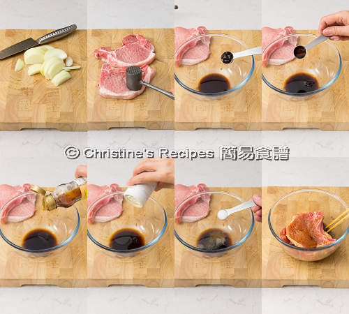港式洋蔥豬扒製作圖 Pork Chops Onion Sauce Instant Pot Procedures01 港式洋蔥豬扒製作圖 Pork Chops Onion Sauce Instant Pot Procedures01