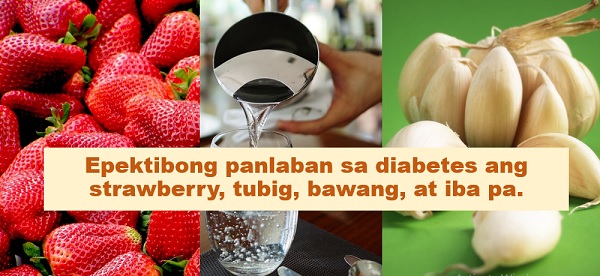 Diabetes, according to the recent data from the World Health Organization (WHO), affects more than 422 million people worldwide; killing 1.6 million in 2015 and is perceived to be the seventh leading cause of death by 2030. With this, people must now be aware of the food and drinks that have the ability to control such illness.  Advertisement      Here are the 10 food and drinks that control diabetes:    1. Broccoli  Studies have found that broccoli helps lower insulin levels and protect cells from harmful free radicals produced during metabolism.    "A half cup of cooked broccoli contains only 27 calories and three grams of digestible carbs, along with important nutrients like vitamin C and magnesium," according to Healthline.    2. Cinnamon  Several studies have shown that cinnamon lowers blood sugar levels and improve insulin sensitivity.    3. Eggs  A research revealed that people with type 2 diabetes who consumed two eggs daily, as part of a high-protein diet, had improvements in cholesterol and blood sugar levels       4. Fruit juice and vegetable juice  One must consume something that is sugar-free and 100 percent juice. Aside from fruit juice, a person can try vegetable juice alternatives.    5. Low-fat milk  The person must consume unsweetened, low-fat, or skim versions of his preferred milk.     "You can also try dairy-free, low-sugar options, such as fortified nut or coconut milk. Be aware that soy and rice milk contain carbohydrates," it was noted.    6. Spinach  Spinach is one of the best sources of magnesium, which helps a body use insulin to absorb the sugars in the blood and manage blood sugar more efficiently.     7. Salmon   Salmon is rich in Omega-3 fatty acids, which helps a person's heart stay healthy by lowering blood pressure and improving cholesterol levels. These protective effects are important for people with diabetes, who are also at a greater risk for cardiovascular disease.        8. Strawberry  Strawberries are low-sugar fruits with strong anti-inflammatory properties. It also helps reduce heart disease risk.    9. Water  Water is the the best option for people with diabetes as it won’t raise a person's blood sugar levels. To note, high blood sugar levels can cause dehydration.     "Drinking enough water can help your body eliminate excess glucose through urine. Women should drink approximately eight glasses of water each day, while men should drink about 10 glasses," it was disclosed.    10. Garlic  Garlic helps lower blood sugar, inflammation, LDL cholesterol, and blood pressure in people with diabetes.    For additional information, you may watch this video:    This article was filed under Health, Health news, Healthy life news, Newshealth, Healthy Living, Health blogs, Health benefits, Food, Drinks, Natural, and Diabetes.  Read more:  WHAT YOU NEED TO KNOW: AVOCADO HAS GLUTATHIONE    7 NATURAL REPELLENTS THAT PROTECTS YOU AGAINST DENGUE, OTHER MOSQUITO-BORNE DISEASES    THE ONES YOU DON'T EXPECT: 7 FOOD AND DRINKS THAT WILL MAKEYOU LOOK YOUNGER    