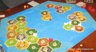 Catan: Explorers and Pirates final board