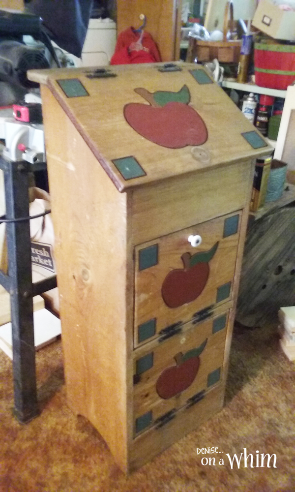 denise...on a whim Contemporary Rustic Vegetable Bin Makeover