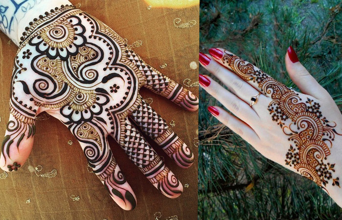 Left Hand Mehndi Designs