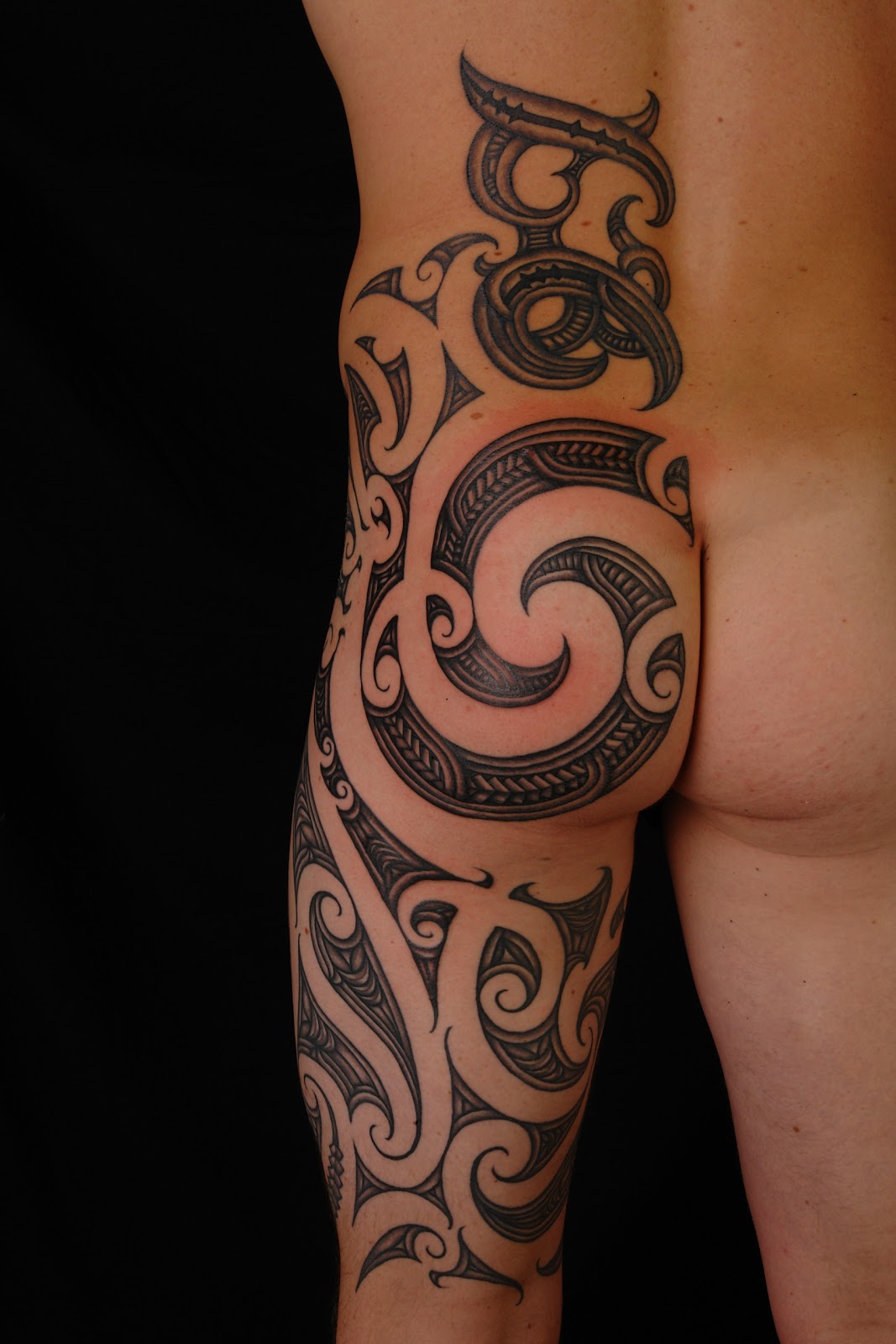 Maori Tattoo Gallery Puhoro In Progress On Brent