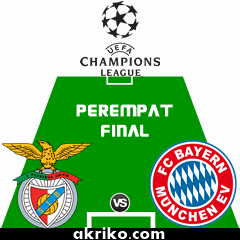 dp bbm Benfica vs Bayern Munchen
