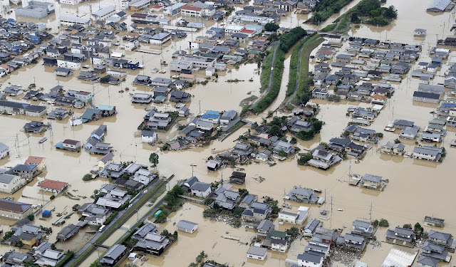 Korban Tewas banjir Di Jepang Jadi 132 Orang, Evakuasi Terus Berlanjut Korban Tewas banjir Di Jepang Jadi 132 Orang, Evakuasi Terus Berlanjut