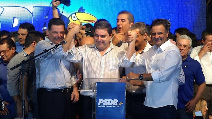 NO PSDB: Governador e presidenciável prestigiam filiação de Marcelo Melo