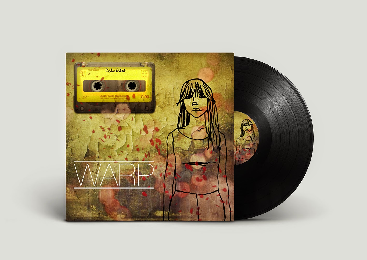 Cédric Gilbert Photography and Graphic Design Warp Vinyl Record Design
