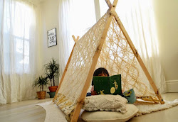 tent romantic indoor hello frame abeautifulmess