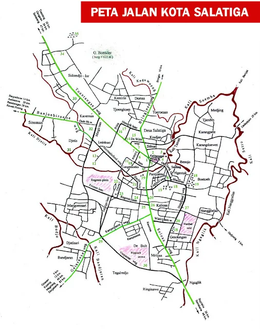 Gambar Peta Jalan Kota Salatiga