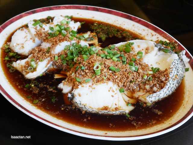 Steamed Silver Cod Fish with Taiwanese Bean Curd and King Soy Sauce