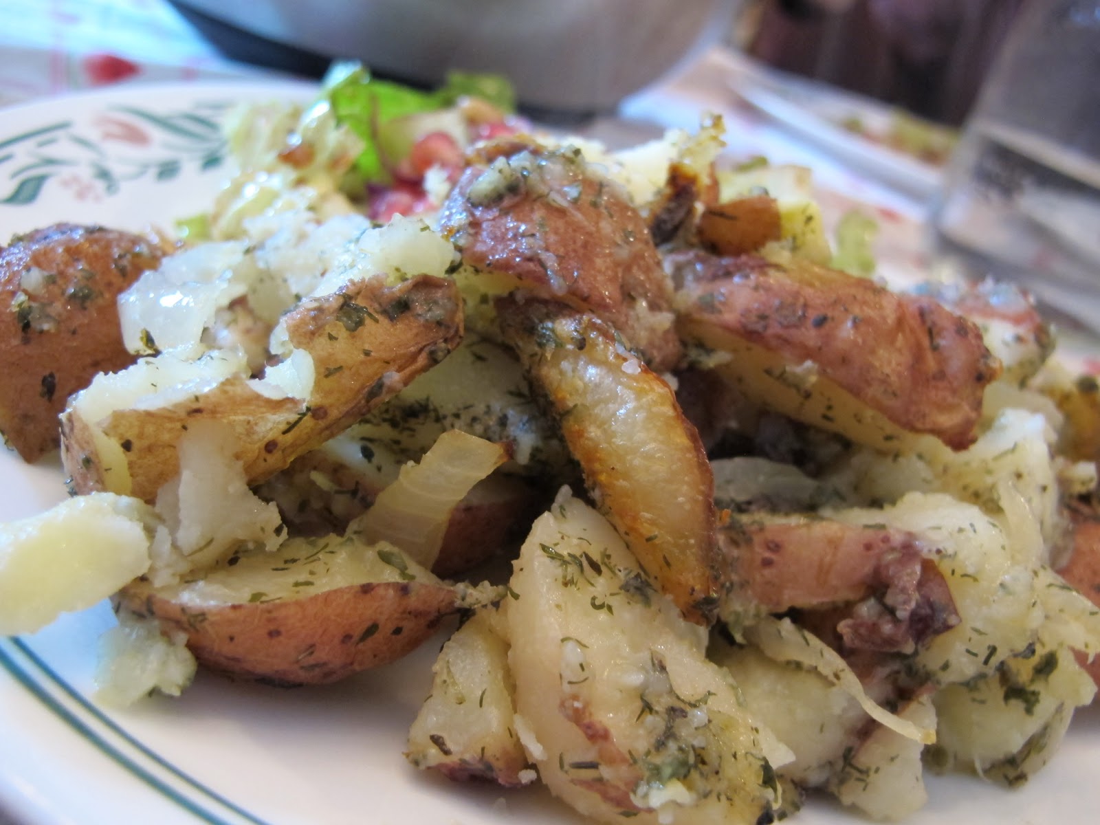 Simple. Healthy. Tasty: Roasted Ranch Potatoes with Garlic and Onion