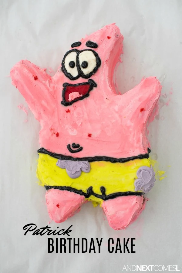 How to make a SpongeBob Patrick cake