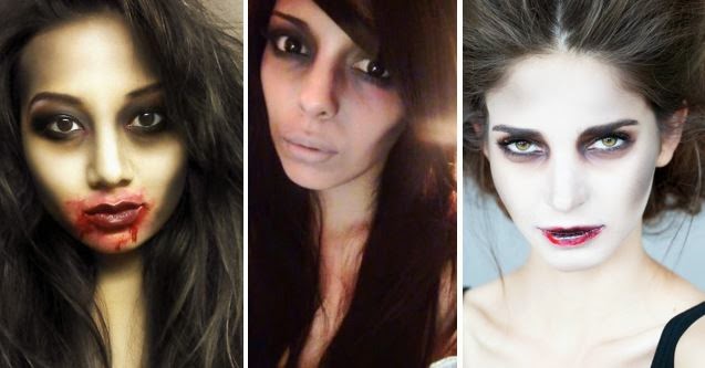 Glam zombie makeup inspiration